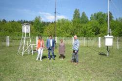 Начальник Департамента Росгидромета по СФО посетил метеорологическую станцию Колывань и поздравил коллектив станции со 130-летием со дня организации метеонаблюдений