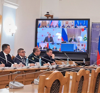 Совещание о ходе уборочной кампании 2023 года в регионах Сибирского федерального округа